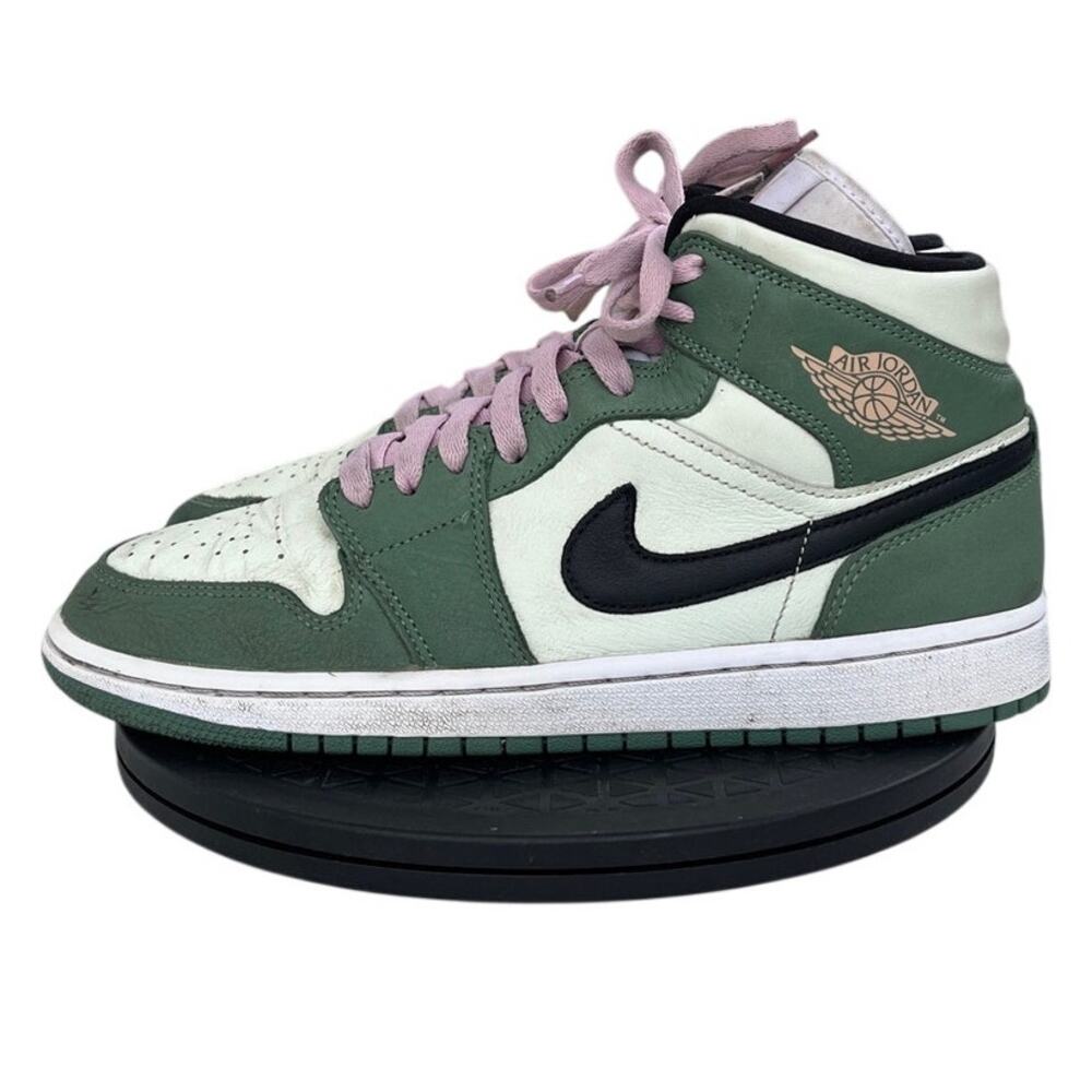 Womens Nike Air Jordan 1 Mid CZ0774-300 Dutch Green Sneakers SZ 9.5 Green